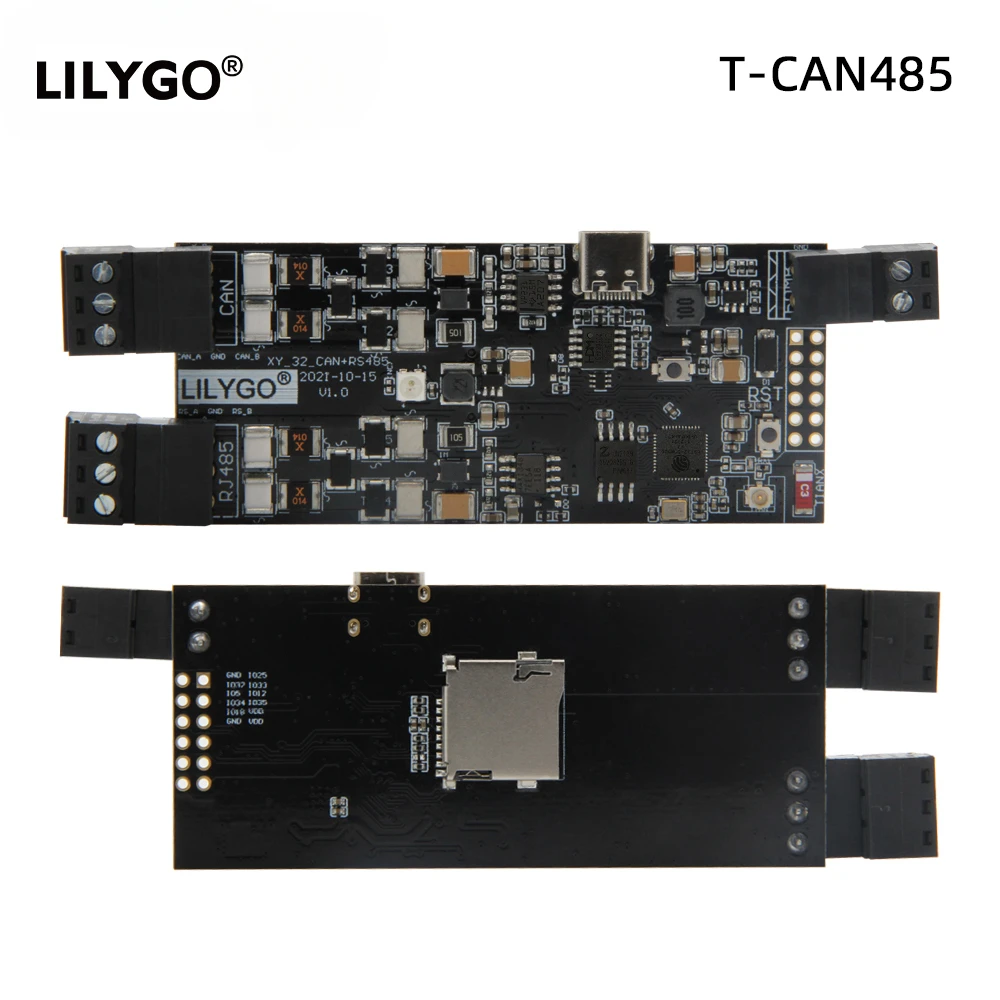 

LILYGO®TTGO T-CAN485 ESP32 поддерживает TF-карту, Wi-Fi, Bluetooth, беспроводной, IOT, инженерный модуль управления, макетная плата