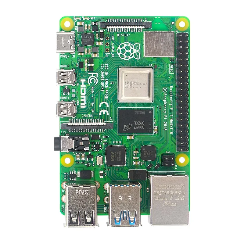 Raspberry Pi 4 Model B 1 2 4 8 GB pamięci RAM Broadcom BCM2711Cortex-A72 ramię V8 64-bit SoC WiFi BLE 4K P60 wideo płyta demonstracyjna Pi 4B Pi4