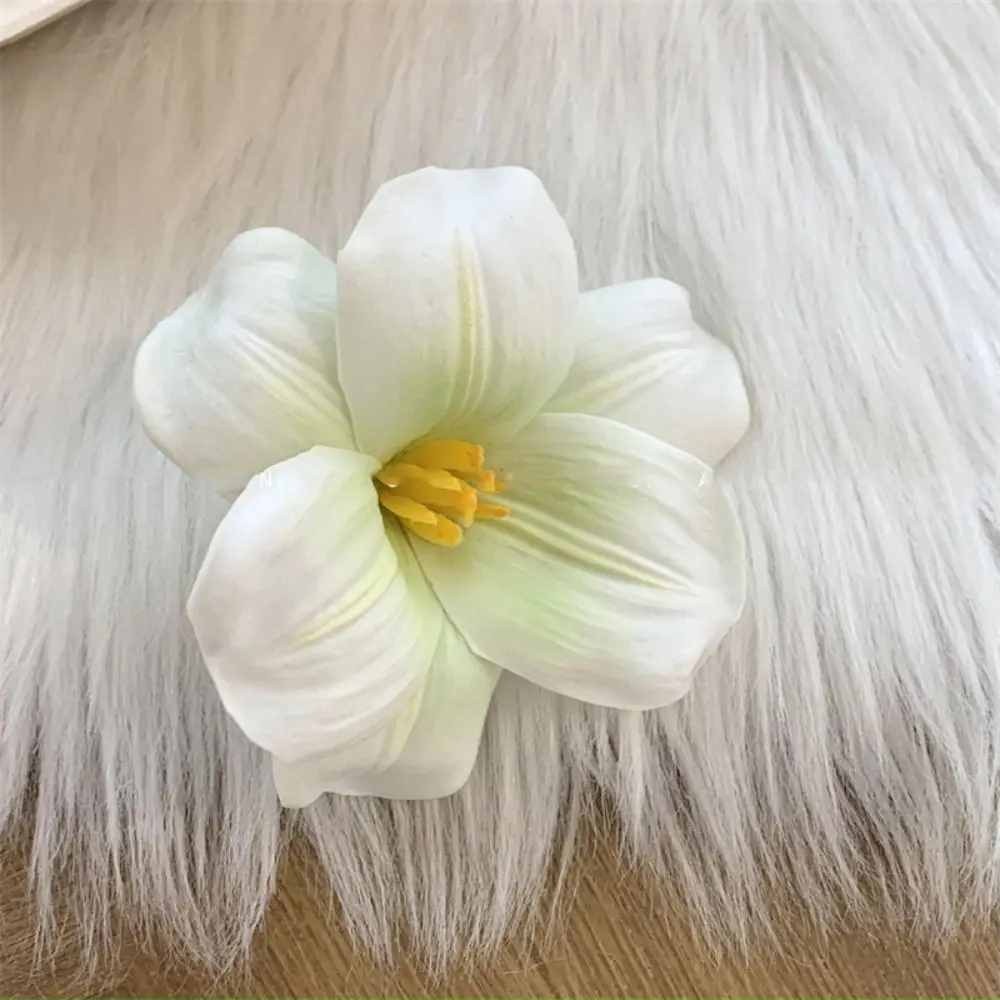 Cloth Simulation Flower Hair Clip Bohemian Style Korean Style Tulip Flower Hairpin Seaside Vacation Headwear Headdress Seaside