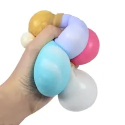 Ice-cream Hamburger Squeeze Toy TPR Sensory Toy Simulation Food Fidget Toy Silicone Fidget Toy Pinch Decompression Toy