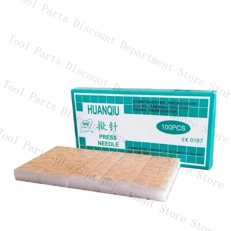 

10 коробок, стерильный пресс для ушей, акупунктурная внутрикольная игла, 100 шт. SZ 0,22*1,5/0,25*1,3/0,25*2 мм