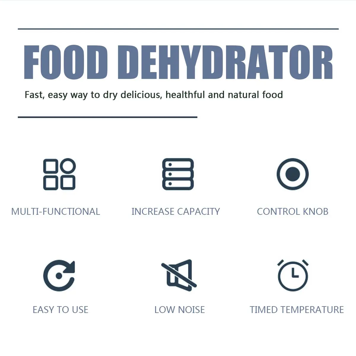 خضروات الفواكه المجففة عشب آلة اللحوم ، الغذاء المنزلي ديهيدراتور ، لحوم الحيوانات الأليفة المجففة ، 5 صواني وجبات خفيفة مجفف الهواء
