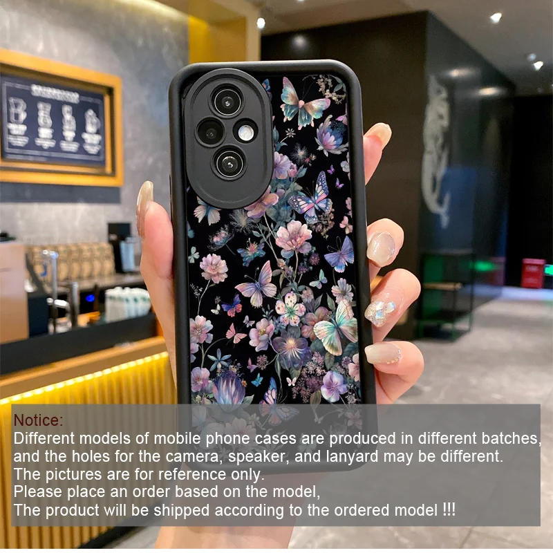 خمر الأزهار الفن فراشة زهرة نمط جراب هاتف ل OnePlus 10 R 11 12 Nord 2 3 4 CE3 CE4 CE5 لايت ACE2 ACE3 لينة يغطي