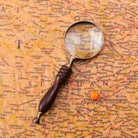 For Rocks, Map, Crossword Puzzle Handheld Magnifier Antique Handle Magnifier 10X Reading Magnifying Glass Loupe Magnifier