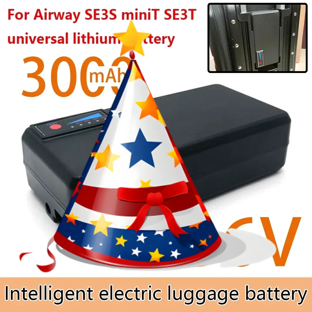 

For aviation wheels, BEKE boarding case, Airway SE3S miniT SE3T luggage, lithium battery 36V electric luggage battery 3000mAh