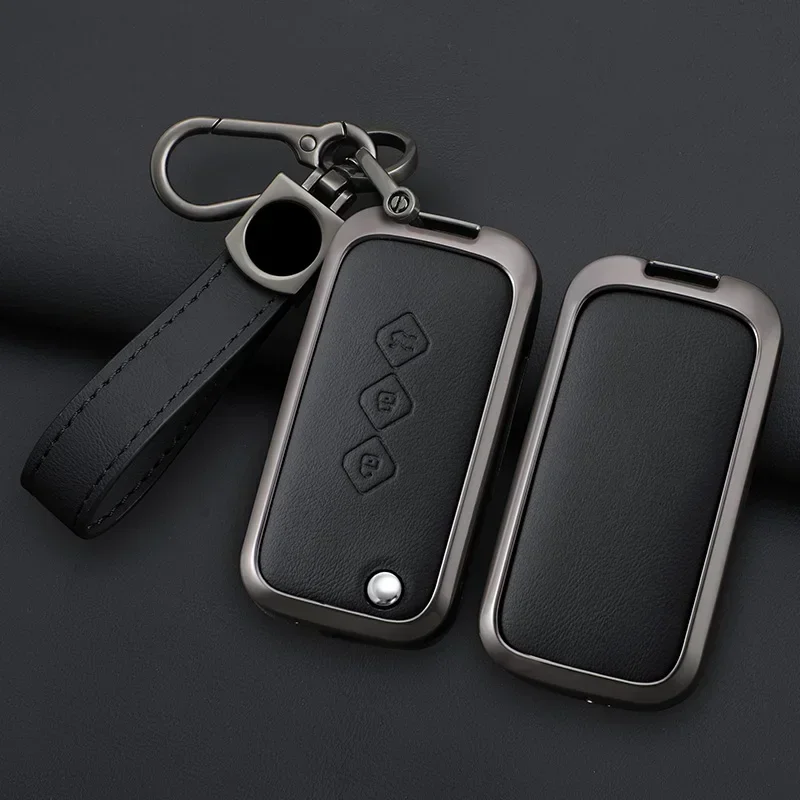 Car Key Cover Case Bag Shell For Wuling HongGuang Macro Light S1 For Baojun 730 510 560 310 630 310W Accessories Keychain