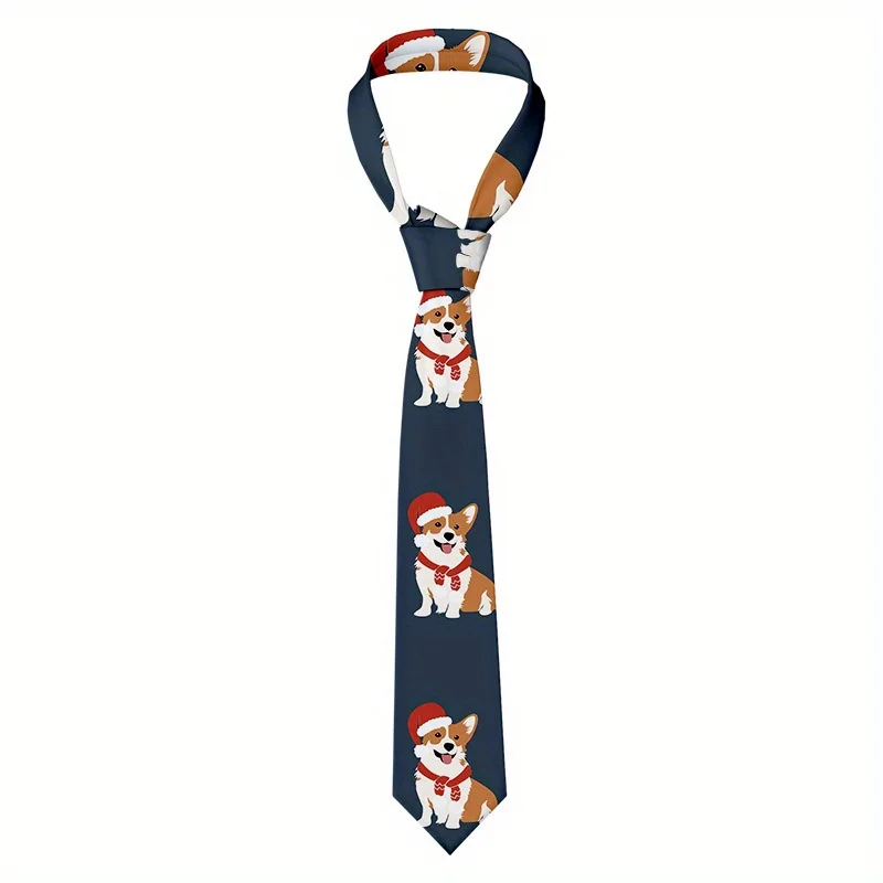 corgi-em-gravata-com-estampa-de-chapeu-de-papai-noel-gravata-de-poliester-macia-e-facil-de-limpar-para-casamentos-datas-festas-e-roupas-casuais