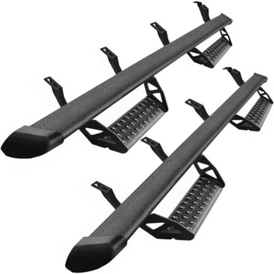 

Running Boards Compatible with 2024-2026 Tooyota Tacoma Double Cab Crew Cab 4 Full-Size Doors Driver and Passenger Side Drop Ste