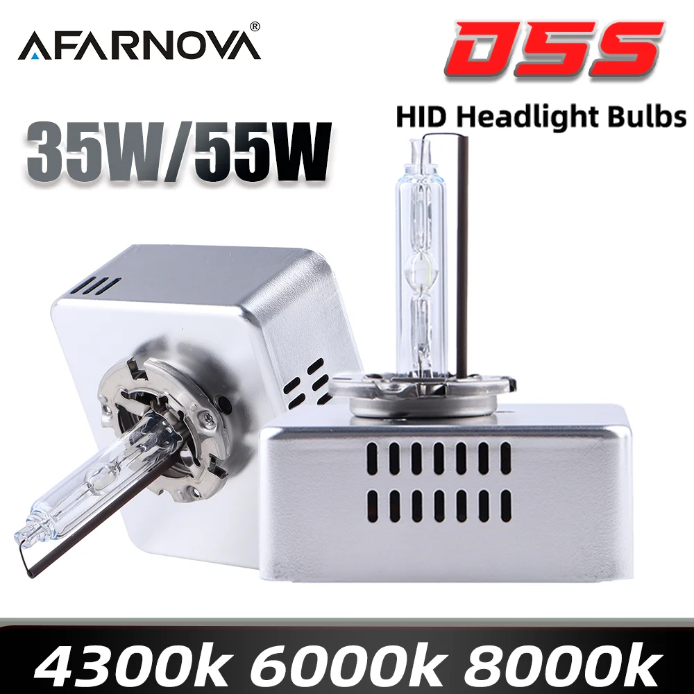 

D5S Xenon HID Headlight High Bright Original Bulb with Integrated Ballast CANBUS 4300K 6000K 8000K Replacement Lamp 35W 55W 12V