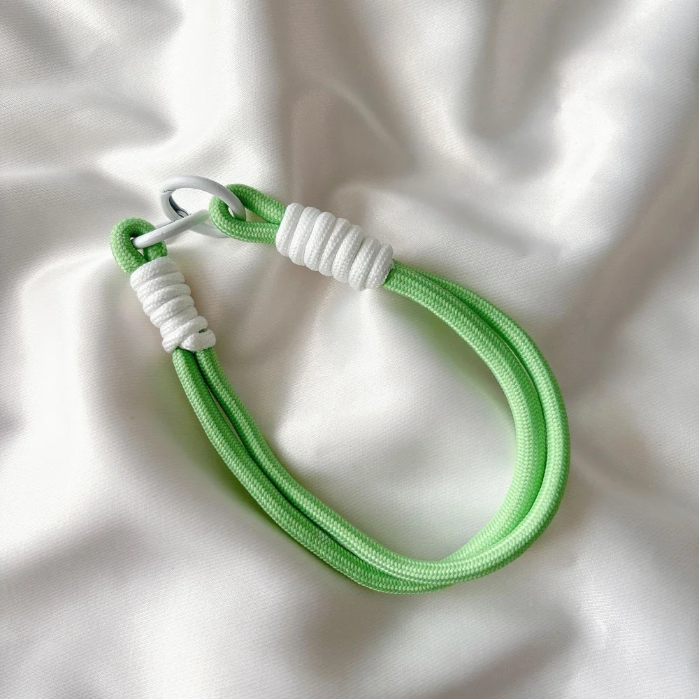 Anti-Loss Pendant Lightweight Fashion Mobile Lanyard Braid Rope Keychain Unique Wrist Strap Keychain For Car Key Holder Phones