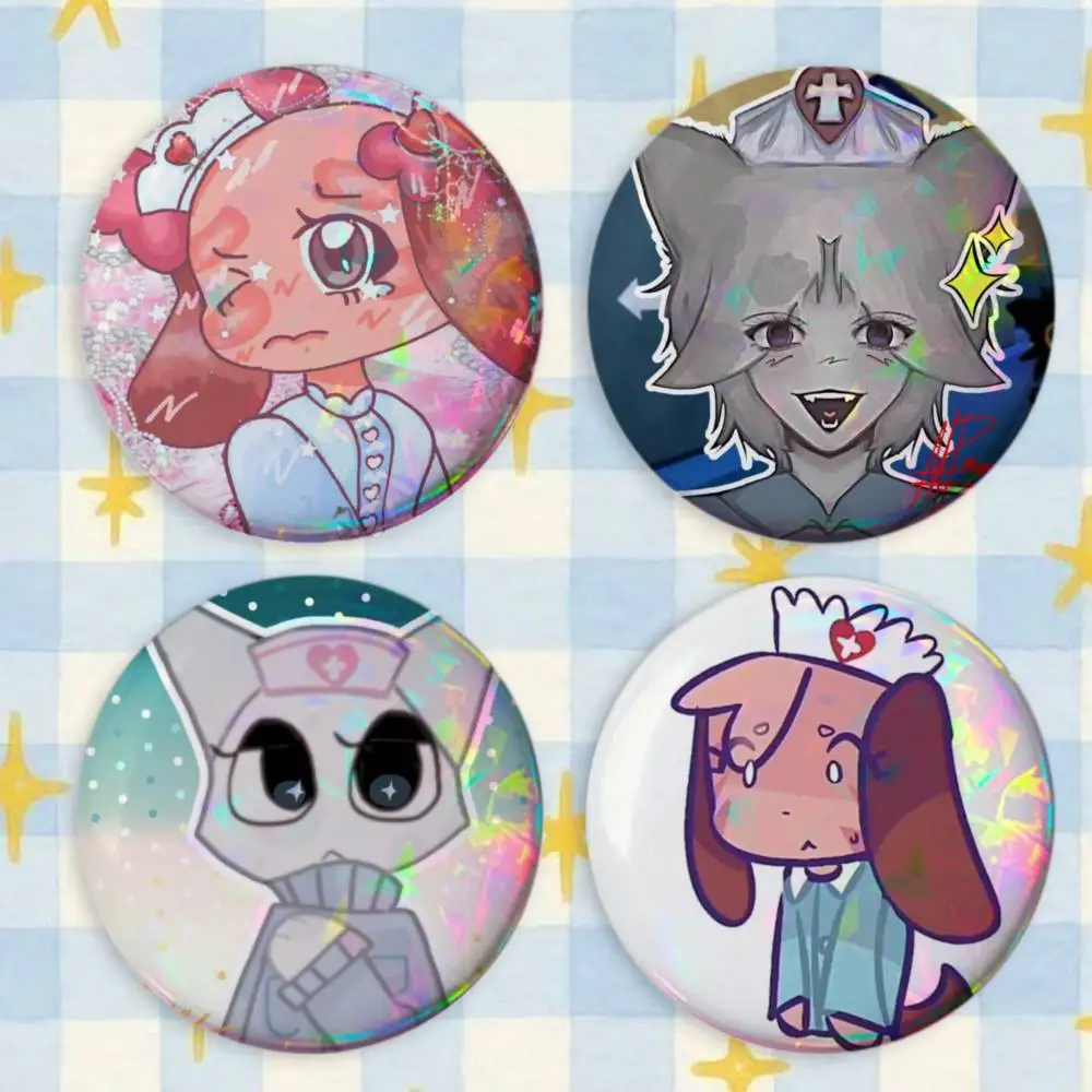 Animal hospital Game Brooches Cartoon Badge Pins Backpack Hat Accessories Friend Gift