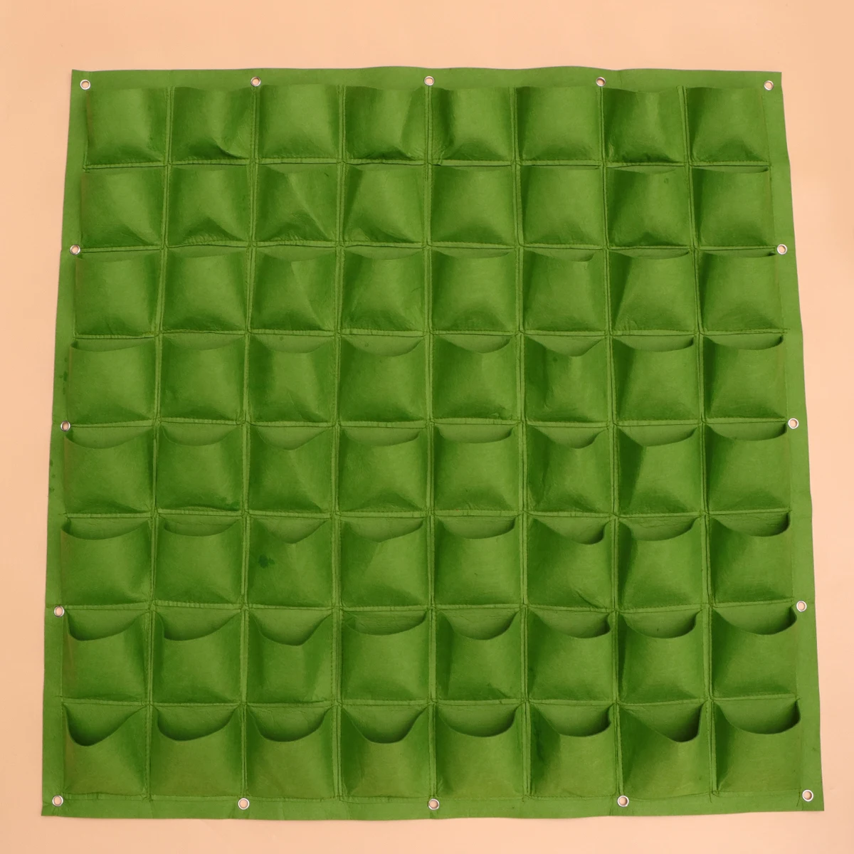 

Felt Planting Bag Wall Hanging Vertical Grow Bag 64 Pouches Eco-Friendly Durable Indoor Outdoor Herbs Vegetables Nursery