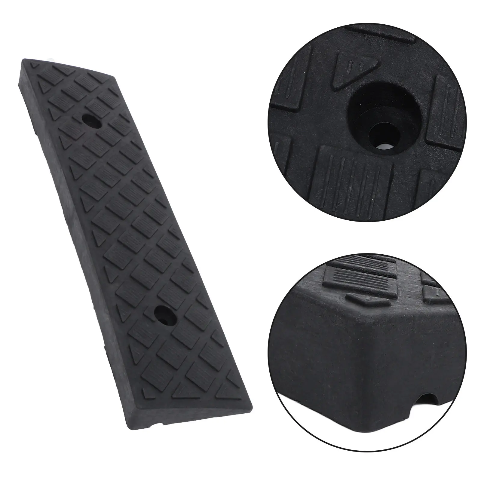 

2 шт. пластиковых пандусов для дверных проемов, автомобильных порогов, усиленных, модульных, для инвалидных колясок, для заезда на транспортные средства, для подъездных путей