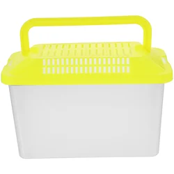 Plastic Turtle Fish Tank Aquarium Gecko Tanks Animals Hat Puppy Accessories Spider Terrarium Portable