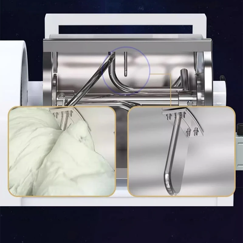 Handels übliche 8-25kg und Nudel maschine automatische Knet maschine Edelstahl große lebende Nudel multifunktion ale Nudel mischer