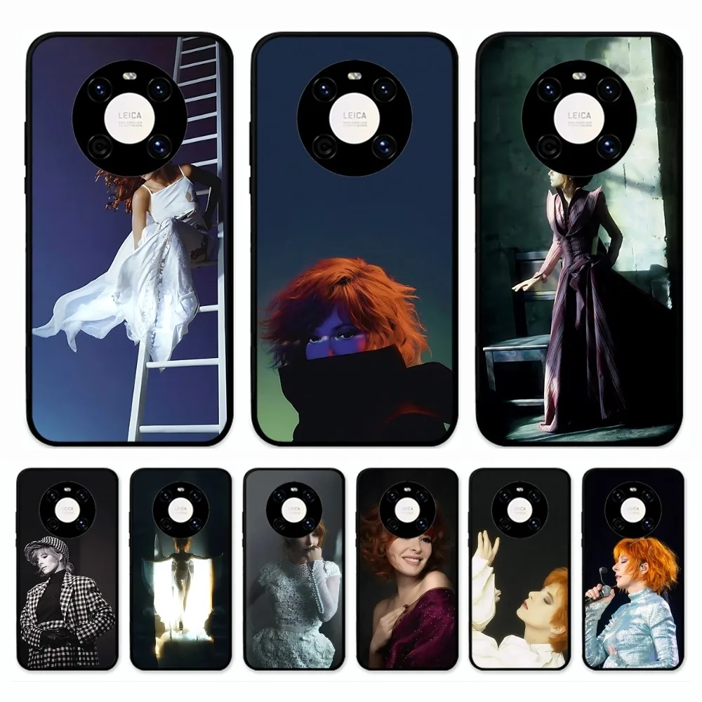 Singer M-Mylene F-Farmer Phone Case For Huawei Mate 10 20 30 40 50 Lite Pro Nova 3 3i 5 6 SE 7 Pro 7SE