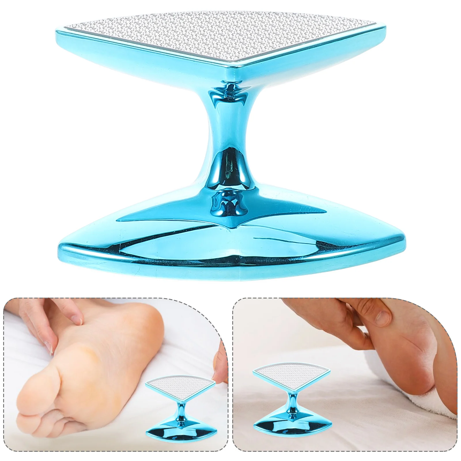 

2 In 1 Glass Foot File Hair Remover Green Waterproof Dead Skin Removal Tool For Toenail Care High Speed Pumice Stone Foot