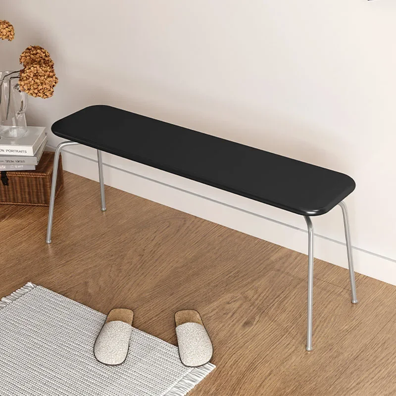 Nordic Minimalism Stepping Stool Living Room Luxury Rectangle Modern Foot Stool Simple Fashion Stołek Do Zmiany Butów Furniture