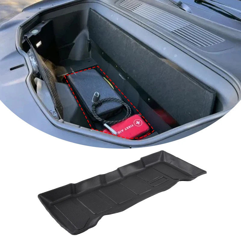 For Rivian R1T R1S 2022 2023 Accessories All Weather Upgrade Upper Layer TPE Front Cargo Liner Trunk Mat Front Trunk Mat