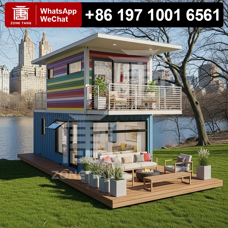 

Temperature Control Construction Tiny House Container Home Flat Pack Home Fabricated Homes Customizable Garden Room Durability