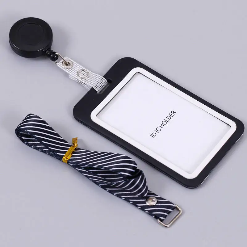 Employee Plastic Credit Card Id Card Cover Case Work Identity Badge Card Cover Bag Women Men Work Card Holders