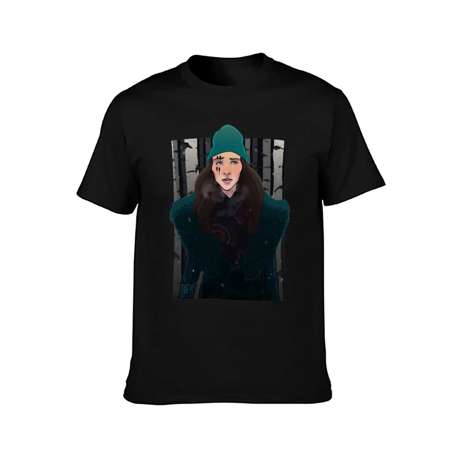 Wynonna Marked T-Shirt Fashion Print Casual Short Sleeve T-Shirt