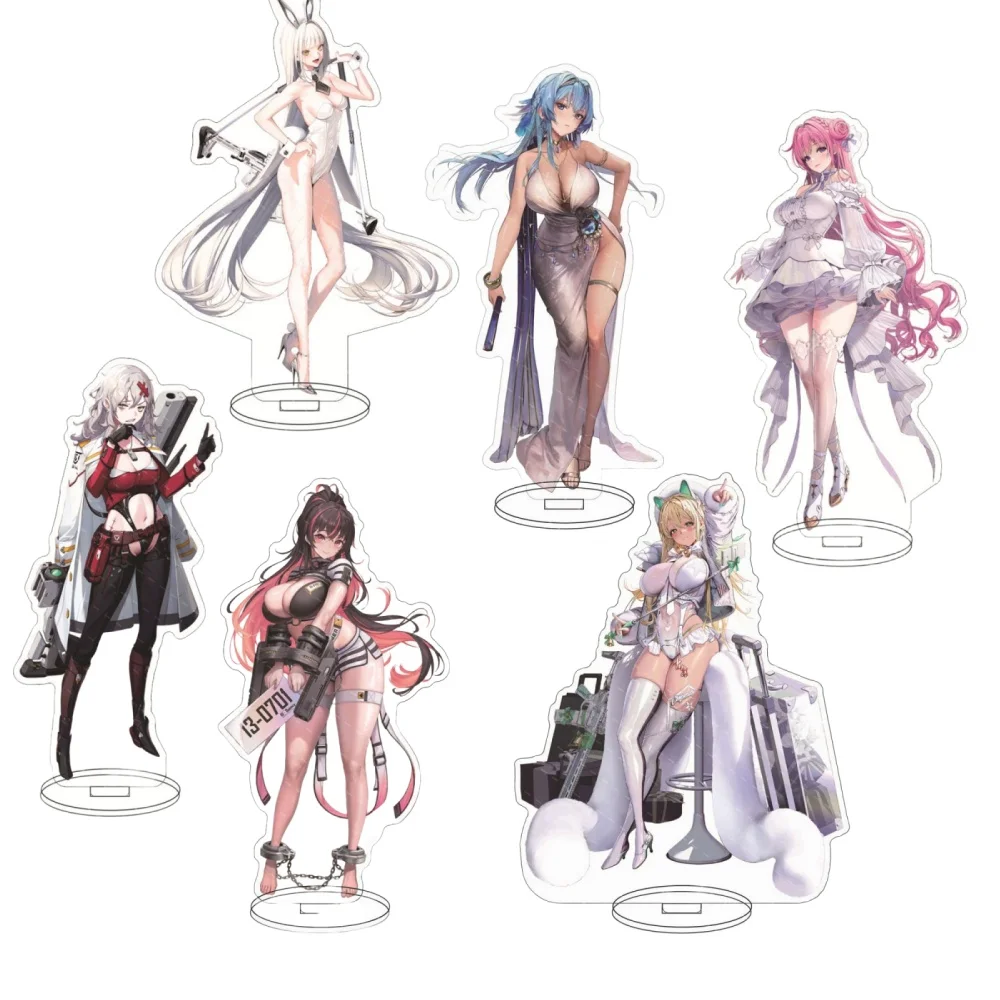 

Charm Anime Fan Gift HD Character Nikke The Goddess Of Victory Acrylic Stand Model Plate Desk Decor Series 15cm