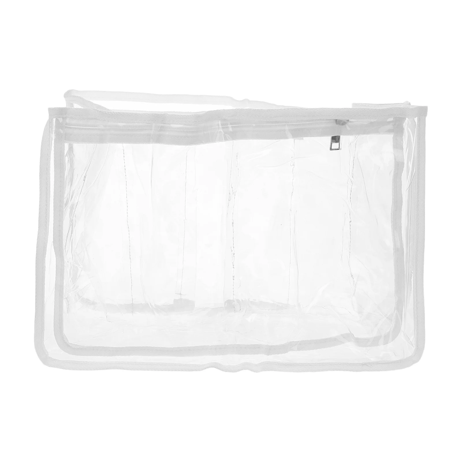 حقيبة شاطئ شفافة متينة لتنظيم المقسم لأساسيات السفر وتخزين المكياج وخفيفة الوزن وقابلة للطي في الهواء الطلق #1