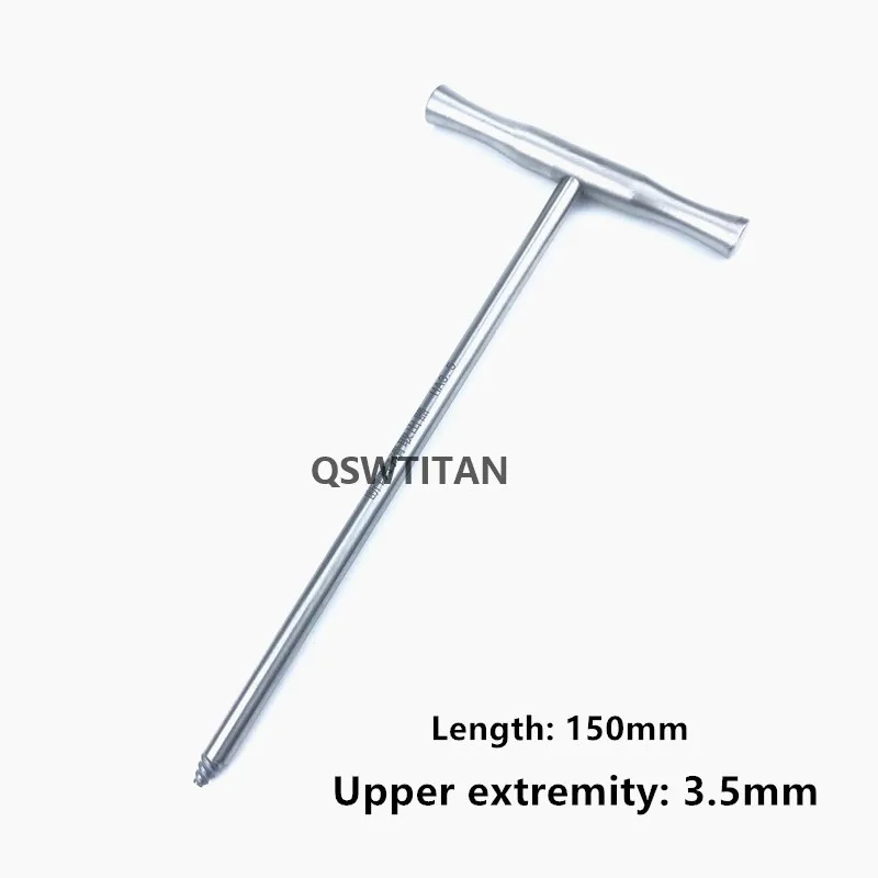 Bone Screw Extractor with T Handle Stainless Steel Screw Extractors Orthopedics Veterinary Instrument