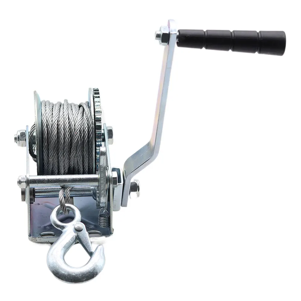 Hand Winch 600-3000 Pounds Manual Winch Wire Rope Traction Hoisting Winch Complete Specifications