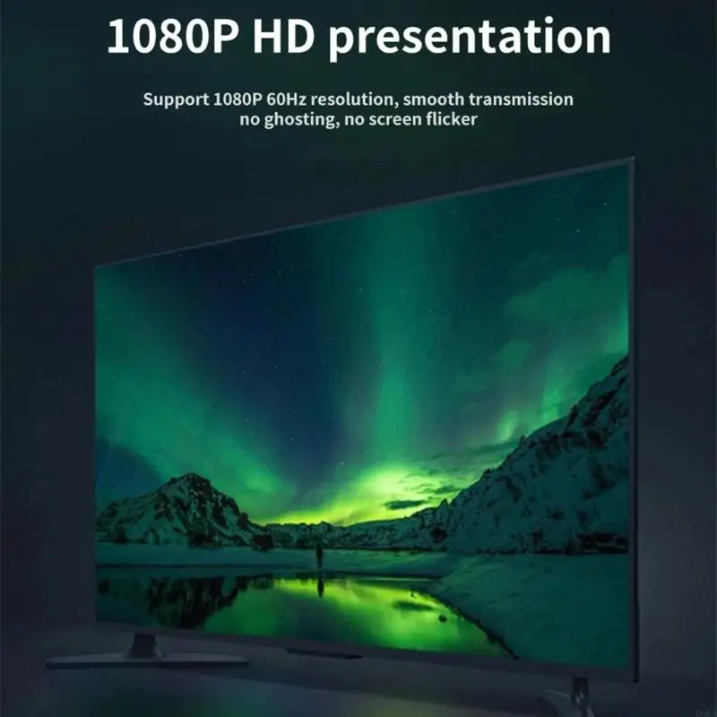 Двойной монитор VGA Splitter Cable 1080p сигнал для проекторов ПК двойной дисплей