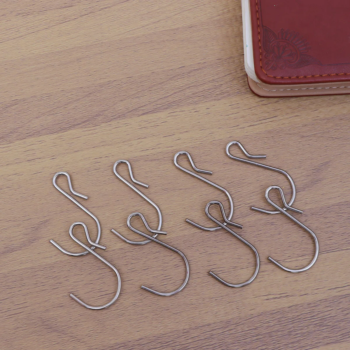 

20 шт. S-образные крючки, металлические подвесные крючки для кухни, спальни, шкафа, гаража, хранения, углеродистая сталь, никелированные, с плоским концом, одежда