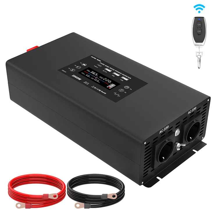 Off Grid Inverter 12V 24V 48V DC to AC Inversor 110V 220V 300W 1KW 2KW 2.5KW 3KW 5KW Pure Sine Wave Power Solar Inverter