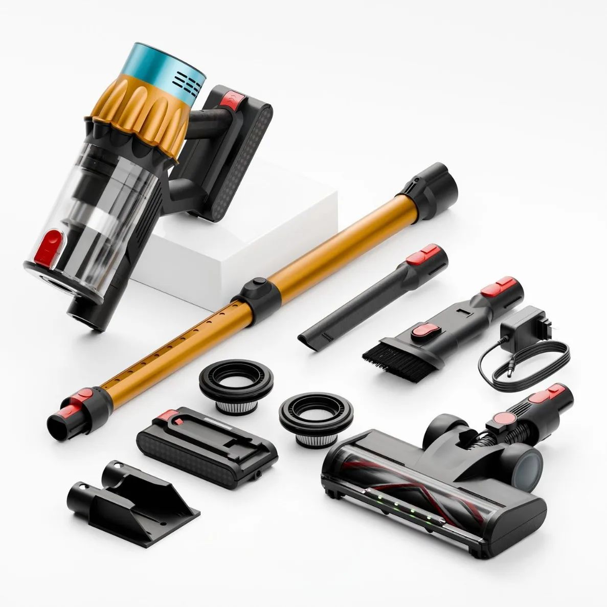 Hot selling cordless vacuum cleaner for household use 40Kpa large suction power handheld portable vacuum cleaner