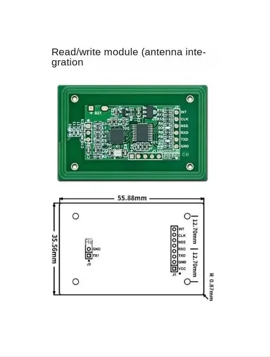 NFC Tag Reader/writer Module/NTAG0/213/215/216 Tag Reader/writer Module/CUT100-NTAG