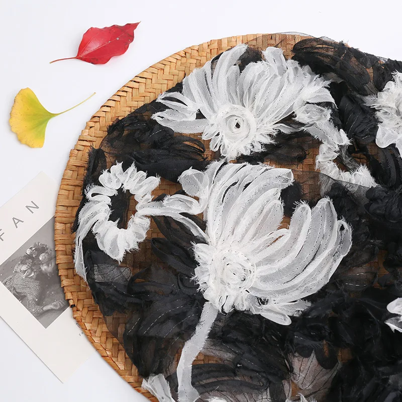 2025 spring French Contrast Colors Embroidered Skirt Elastic Waist Loose Fashion Elegant Women A-line Skirts