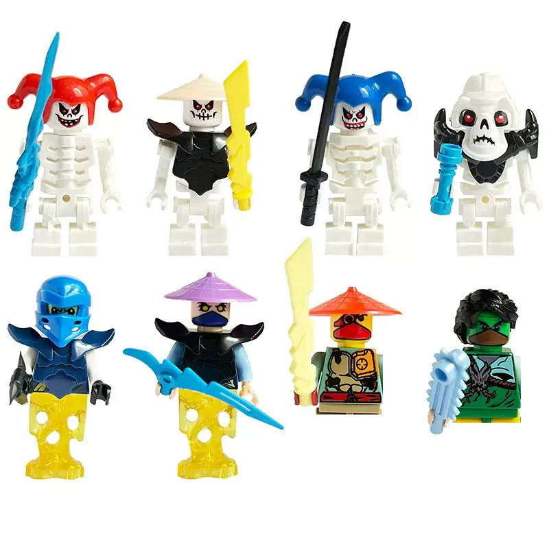 Juguetes de Moda, Nuevo Juguete de Anime, Muñecos de Dibujos Animados de TV, Bloques de Construcción Ninja Lloyd Garmadon KaiZane JayNya, Juguetes de Ensamblaje, Modelo de Regalo para Niños