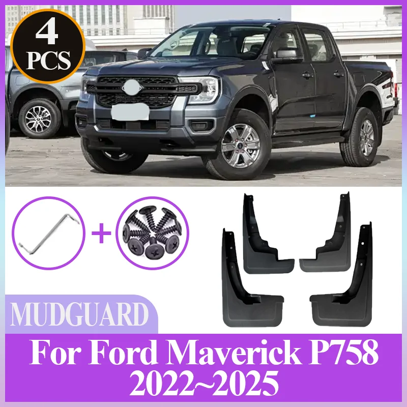 

For Ford Maverick P758 2022~2025 2023 2024 Car Mudflaps Front Rear Fender Wheel Cover Guard Mudguard Splash Guard Accessories
