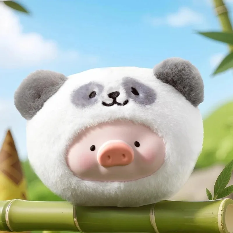 

LULU The Piggy Plush Silicone Earphone Bag Series Plush Blind Box Caixa Caja Dolls Mystery Box Gift Desktop Ornament Cartoon