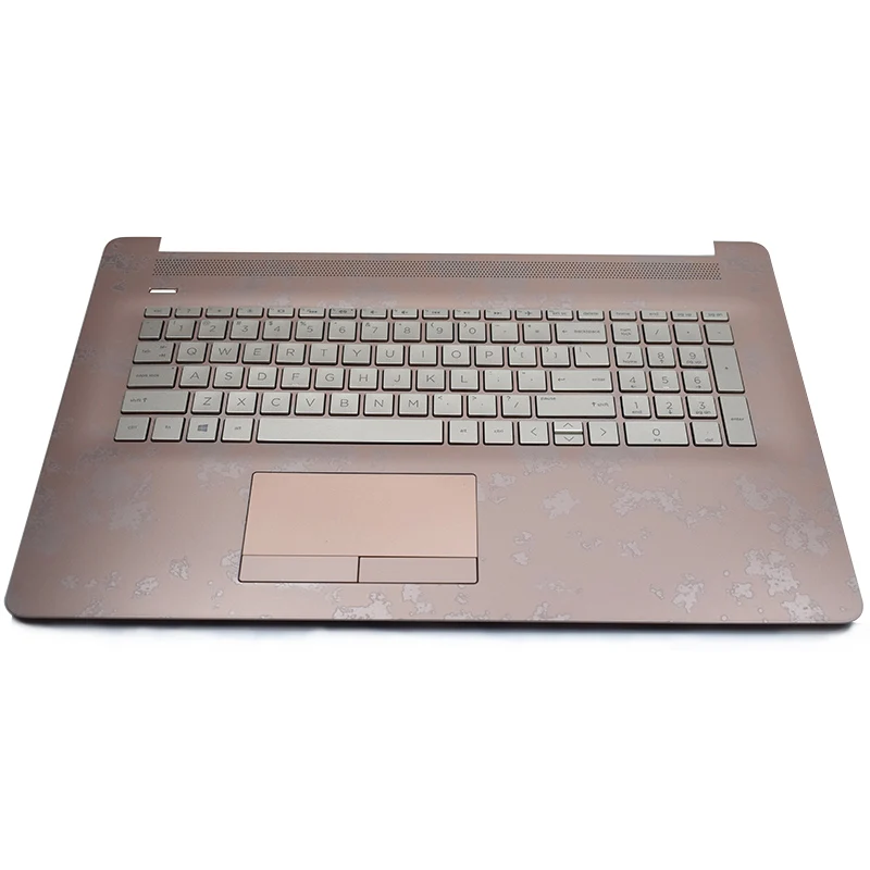 NEW Original Laptop Palmrest Upper Case Backlit Keyboard Rose Gold For HP 17-CA 17-BY Series