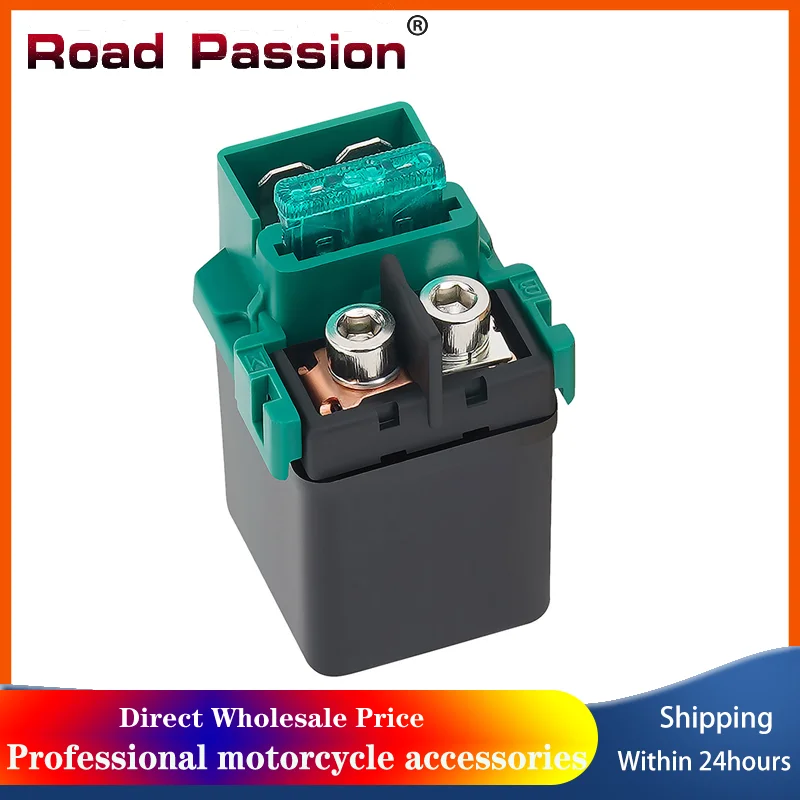 Road Passion Motorcycle Starter Relay For HONDA XL650 Transalp NSS250 NT650 PS250 XR125L XRV750 Africa Twin CH250 FSC600 PC800