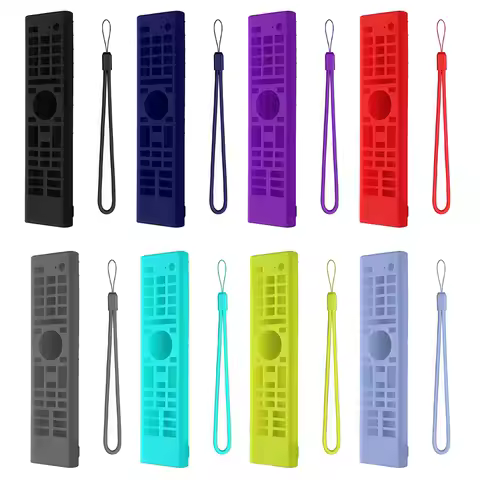 Remote Control Case Silicone Protective Cover with Lanyard Shockproof Accessories for Hisense ERF3A80 ERF3B80H ERF3C80H ERFTG80H