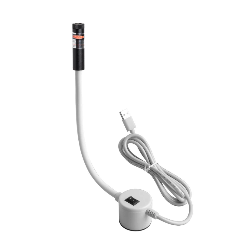 DC5V Lijn/Kruisnaaimachine Accessoires USB Rode Laser Positionering Licht Infrarood Werklamp Snijden Met Magnetische Basis