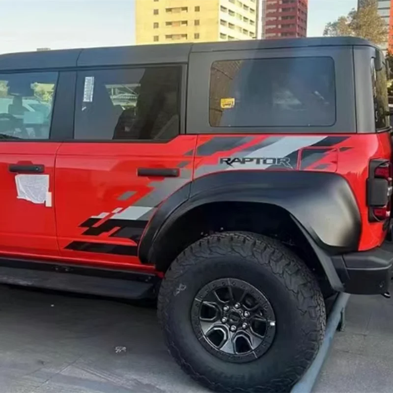 ملصق سيارة مخصص للزينة الخارجية فورد برونكو ، ملصقات رابتور ، ملحقات الفيلم ، جديد #2