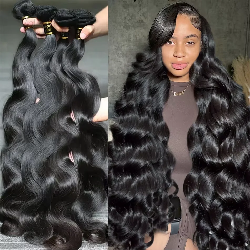 Xcurly الجسم موجة حزم الشعر البشري ريمي غير المجهزة الخام عذراء 100% شعر الإنسان موجة المياه ملحقات 3 4 5 صفقة حزم