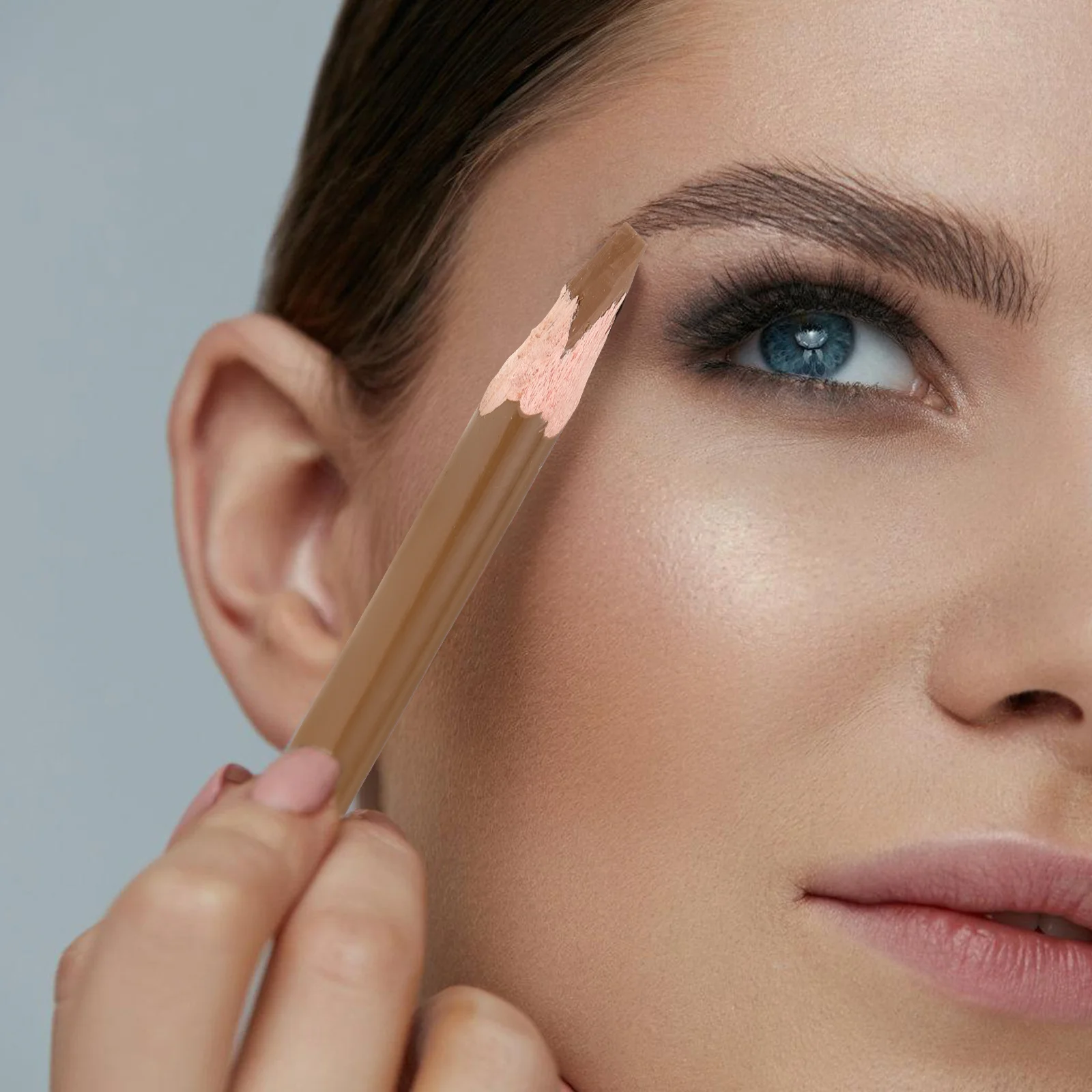 

Waterproof Sweat Eyebrow Pencil Brown Lasting Wooden Women Shaping Brows Eyebrow Shaper Delicate Strokes Long Wear Non Smudging
