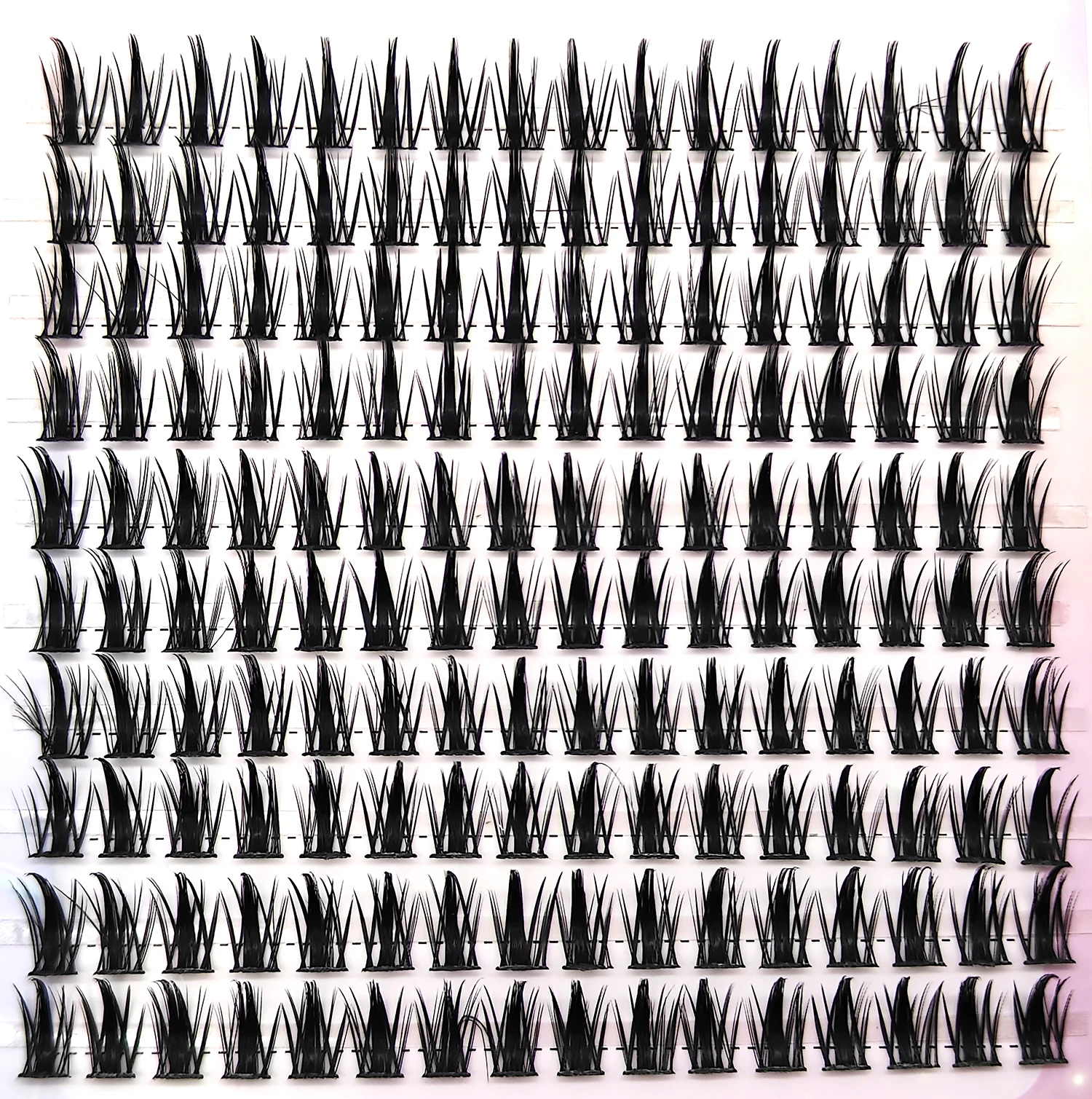 Individual Lashes 10/11/12/13mm Cluster Lashes Natural Look Mixed Tray DIY Eyelash Extension Volume Lash Clusters Eyelashes Long