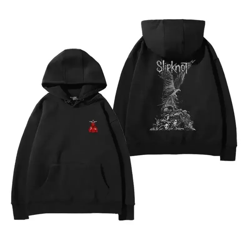 Slipknot Live Knot Band Hoodie für Männer, Heavy Metal Rock, Surrou-Sänger, Grafikdruck, Ausgefallenes Musikgeschenk, Lässige Sweatshirts für Fans – Detail 14