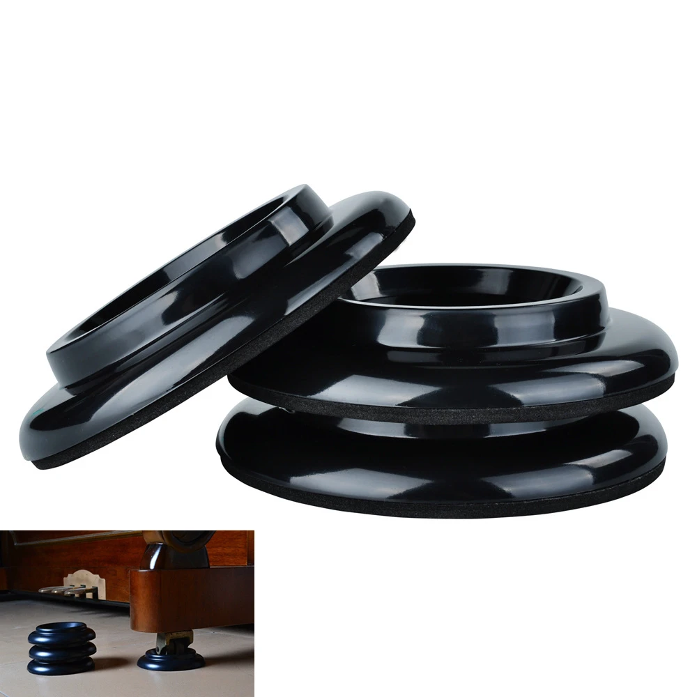 3 قطعة/المجموعة ABS عجلة البيانو أكواب حافظات الأرضية للبيانو الكبير مع منصات عجلات البيانو رغوة عدم الانزلاق ومكافحة الضوضاء