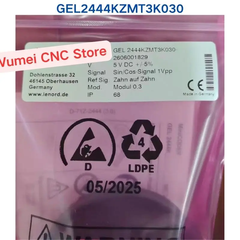 

Совершенно новый оригинальный энкодер GEL2444KZMT3K030/GEL 2444KZMT3K030. Можно прямо заменить на GEL2444KZRT3K030/GEL 2444KZRT3K030.